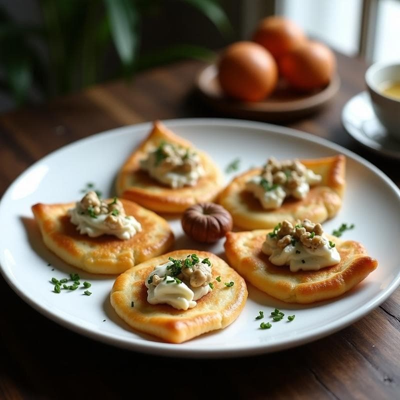 Galettes de Sarrsamientu y Queso de Cabra: Receta Francesa Sin Harina en Sartén