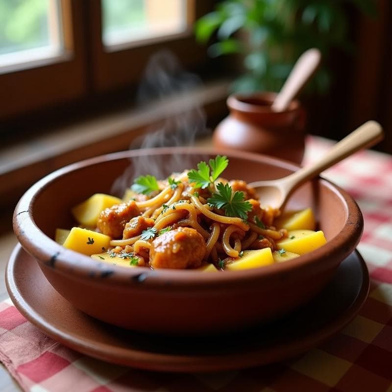 Galinas Encebolladas con Salsa de Ají Charapita: Receta Peruana Tradicional en Olla Express