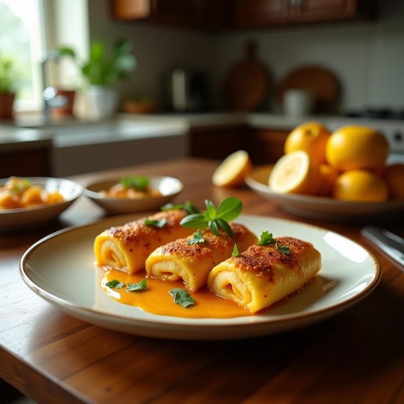 Gallas Rellenas de Morcilla y Manzana: Receta Tradicional con Toque Dulce en 30 Minutos