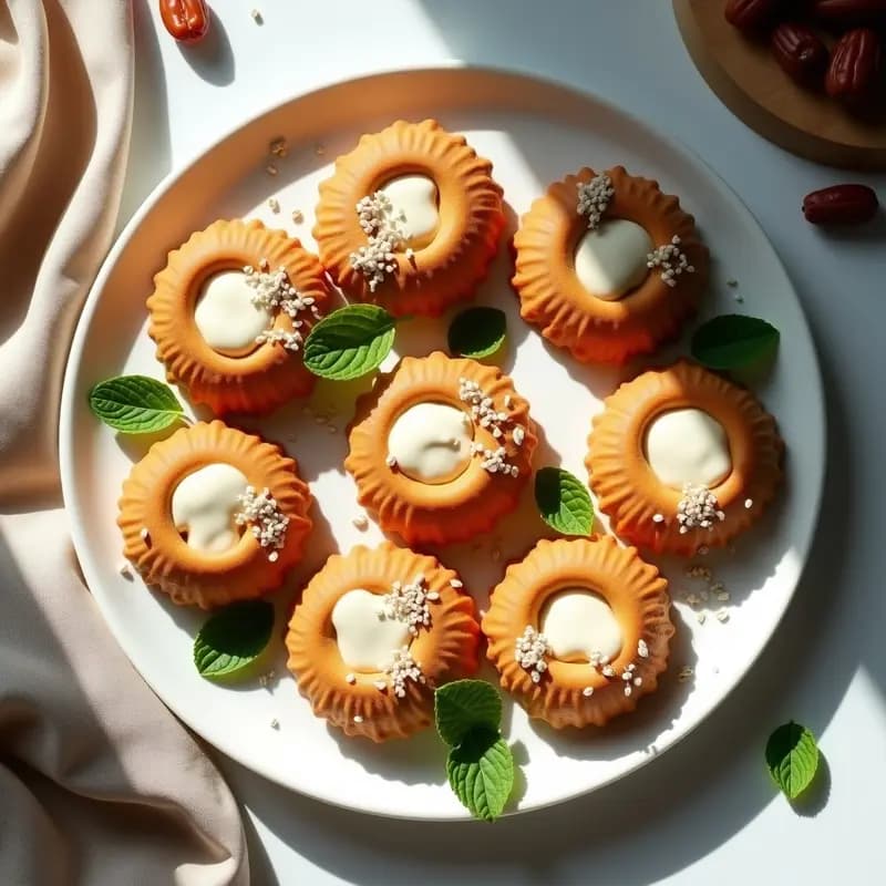 Galleta de Avena y Polvo de Baobab con Relleno de Crema de Dátiles
