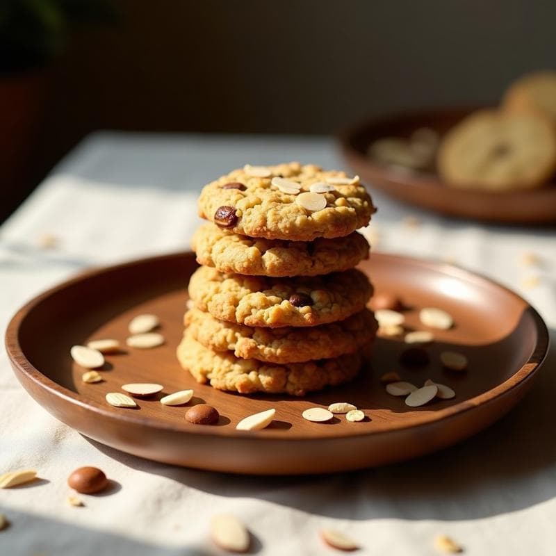 Galletas de Avena y Dátil Sin Horno: Receta Energética en 10 Minutos