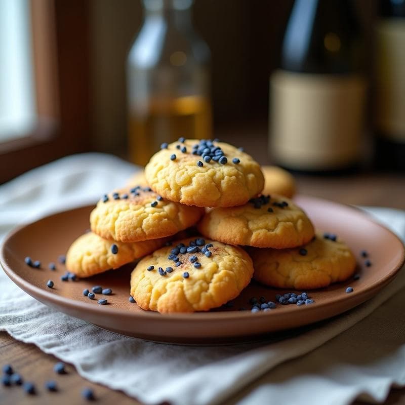 Galleta de Harina de Insectos y Miel con Semillas de Amapola: Snack Alto en Proteína y Sostenible