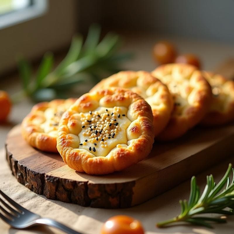 Galleta de Queso de Anacardos y Romero: Snack Keto en Airfryer Sin Harina