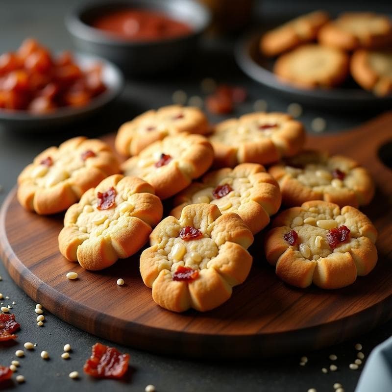 Galletas de Almendra y Chips de Bacon: Snack Keto Crujiente en 15 Minutos