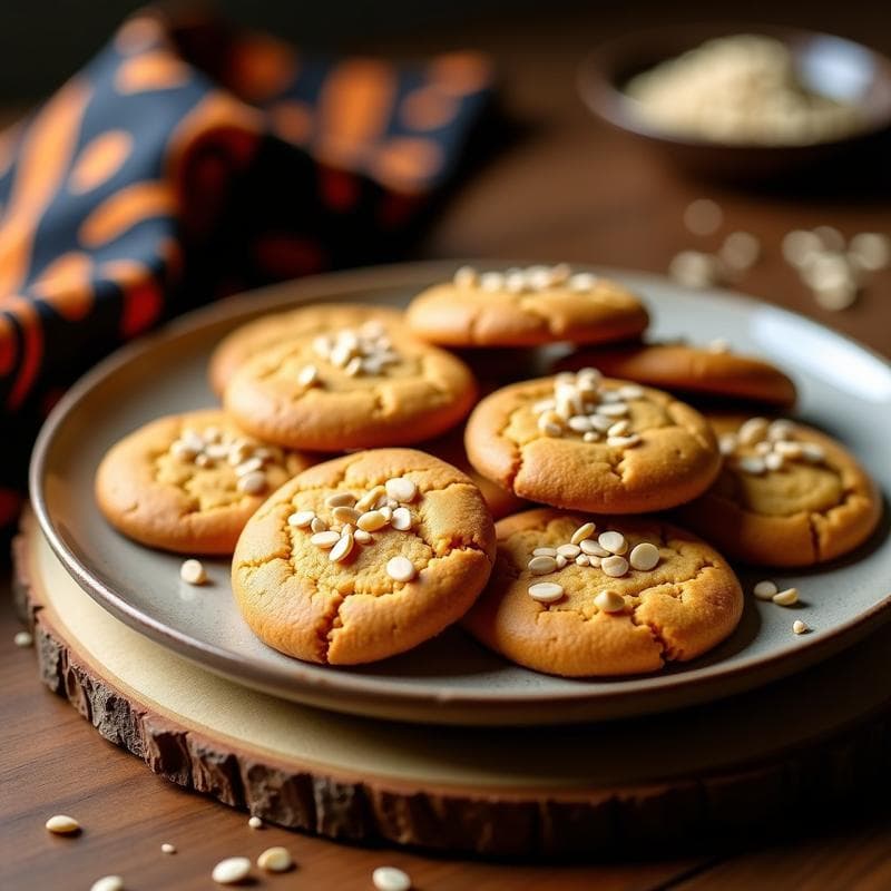 Galletas de Harina de Almendra y Polvo de Baobab: Postre Africano Keto y Alto en Fibra