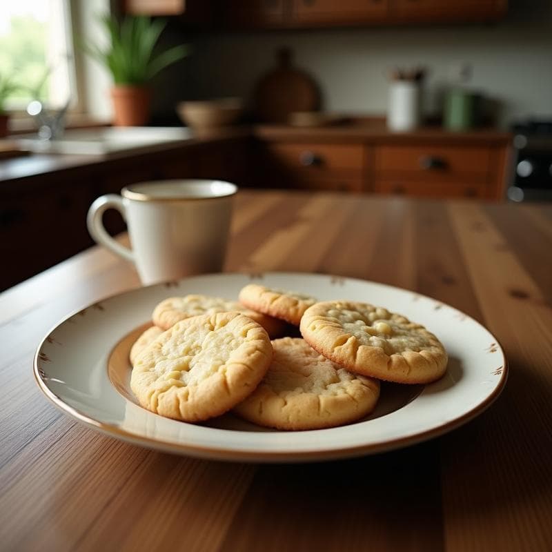 Galletas de Almendra y Coco con Esencia de Vainilla: Postre Keto y Sin Gluten en 12 Minutos