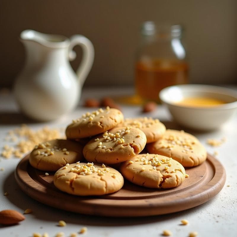Galletas de Almendra y Harina de Garbanzo con Esencia de Azahar: Postre Keto y Sin Harina