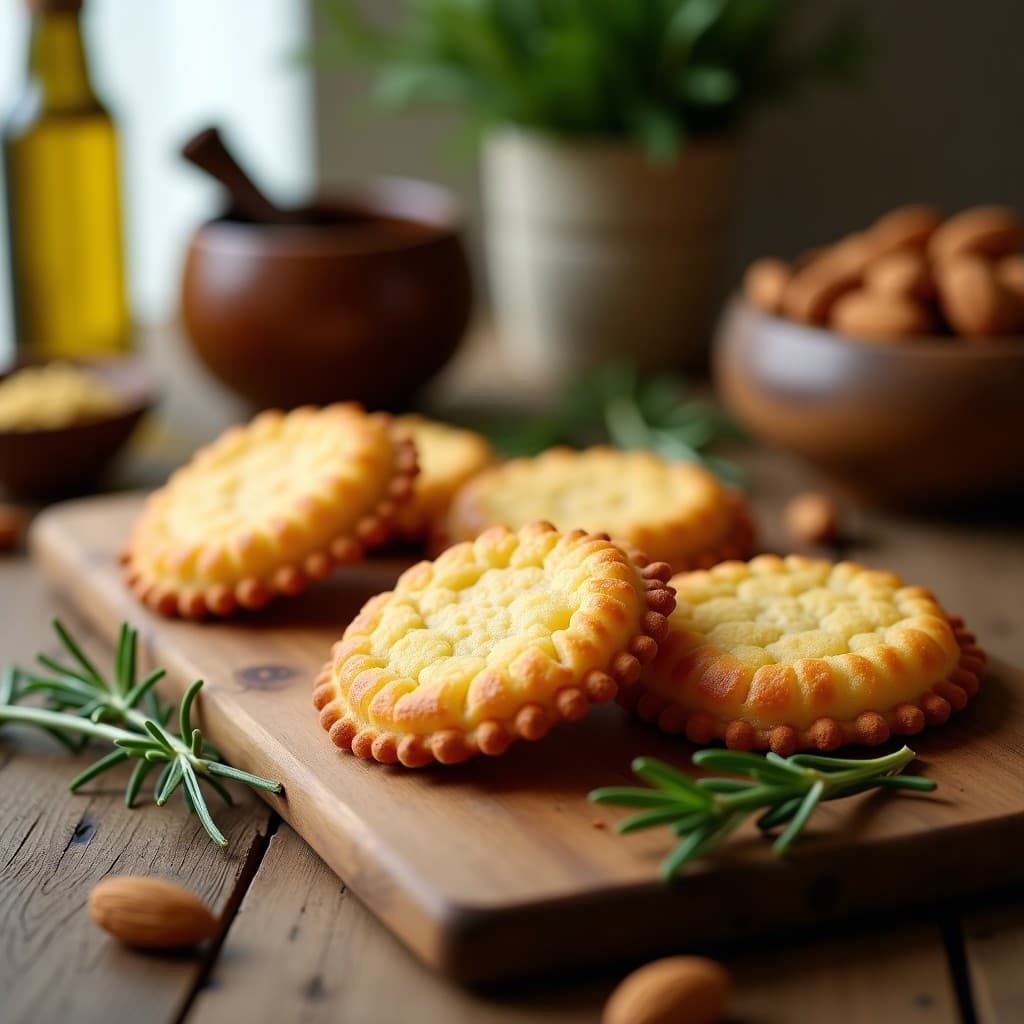Galletas de Almendra y Romero: Receta Sin Harina y Ultra Crujientes en Airfryer