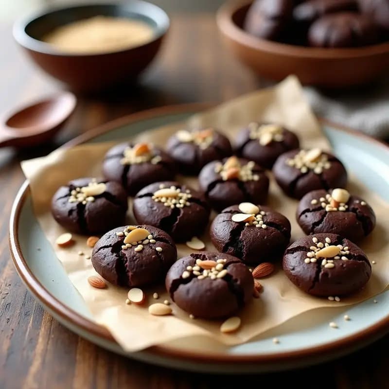 Galletas de Alubias Negras y Cacao: Snack Proteinado Sin Harina y Vegano