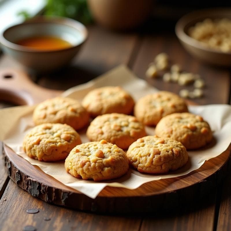 Galletas de Harina de Arroz Salvaje y Miel de Manuka: Postre Antiinflamatorio y Sin Gluten
