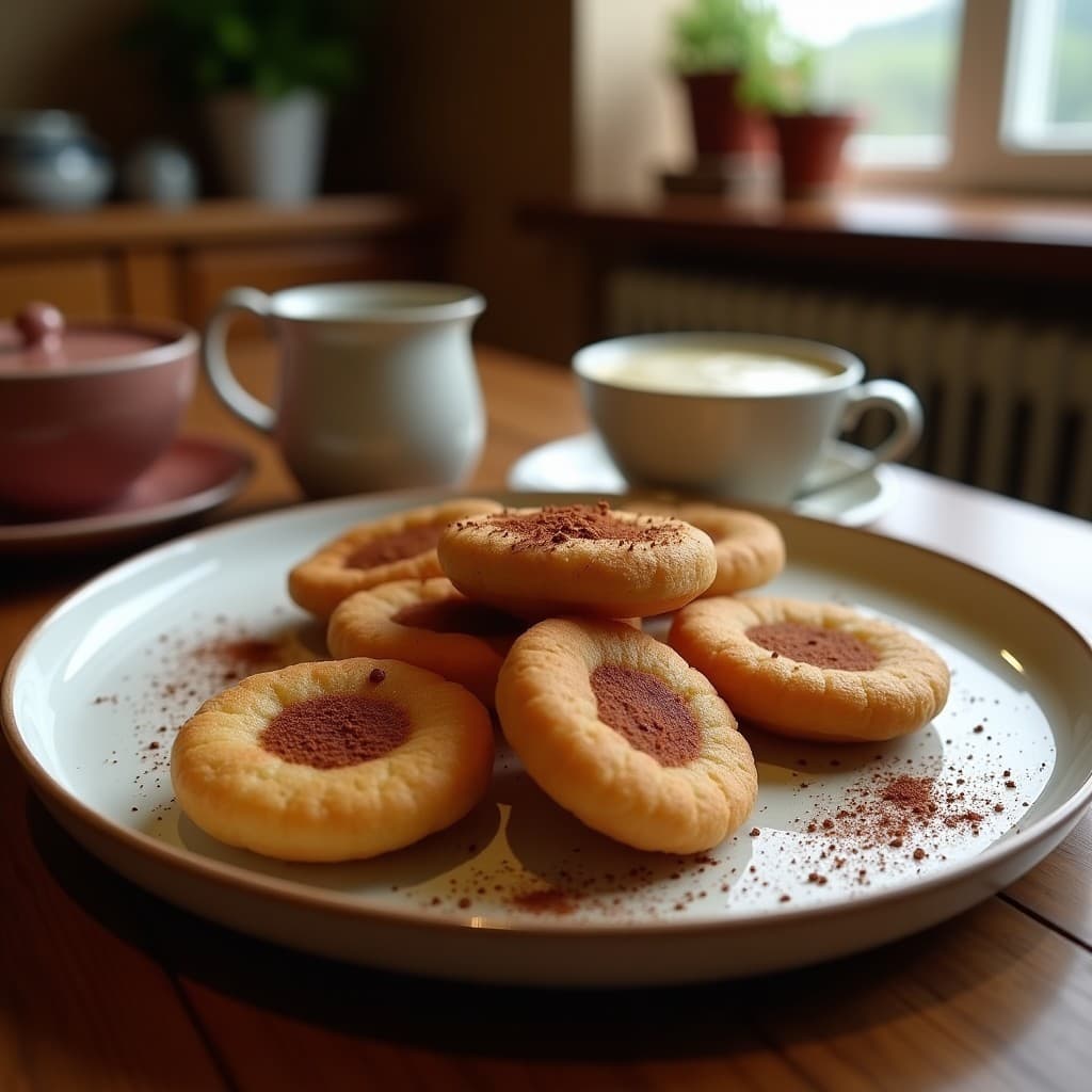 Galletitas de Avellana y Cacao con Centro de Crema de Frambuesa: Postre Keto Sin Horno