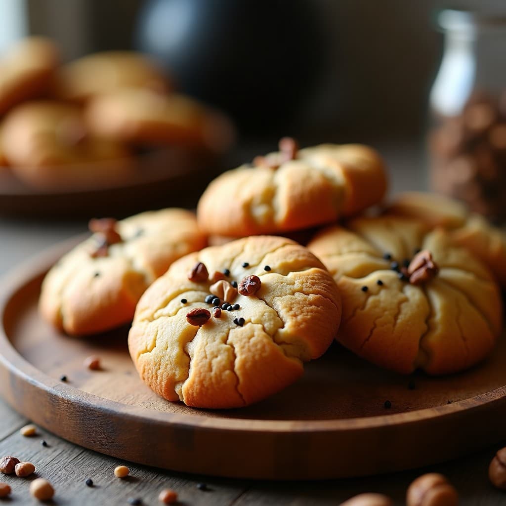 Galletas de Avellanas y Polvo de Hongos Reishi: Snack Inmunoestimulante y Sin Azúcar