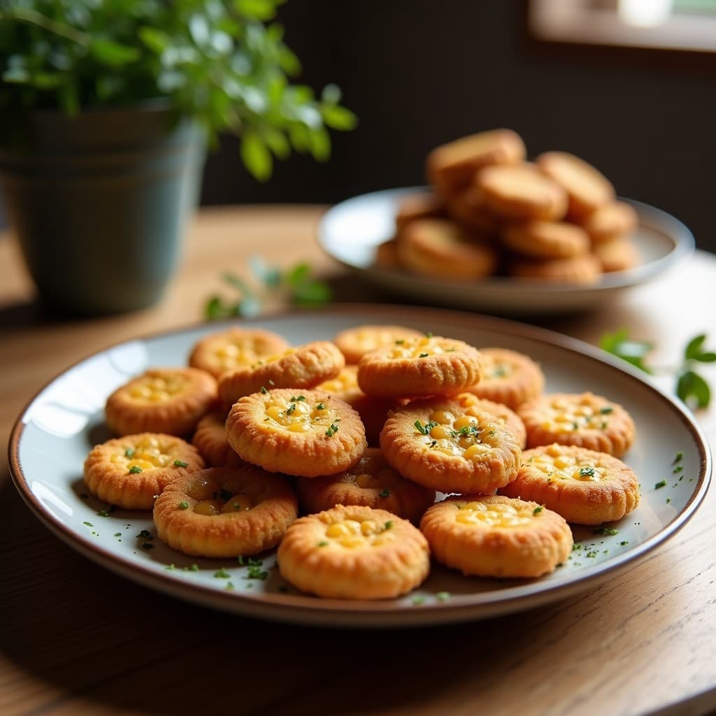 Galletas de Harina de Chickpea y Zaatar: Snack Káiser Sin Gluten y Proteico