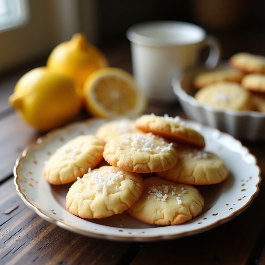 Galletas de Coco y Limón con Semillas de Amapola: Postre Colombiano Sin Harina