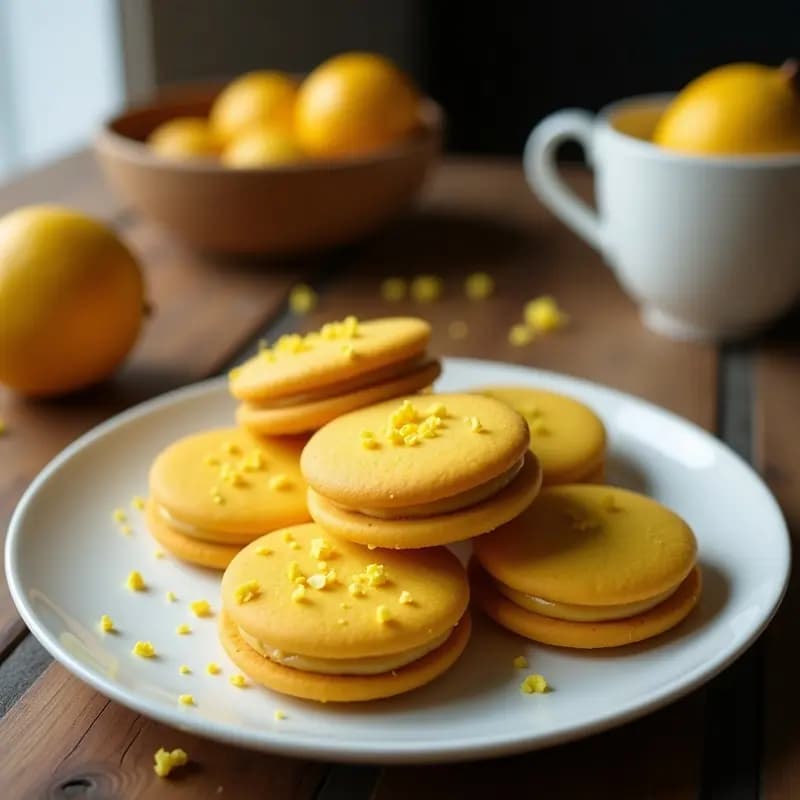 Galletas de Harina de Coco y Tumeric con Relleno de Crema de Maracuyá: Postre Antiinflamatorio Sin Azúcar