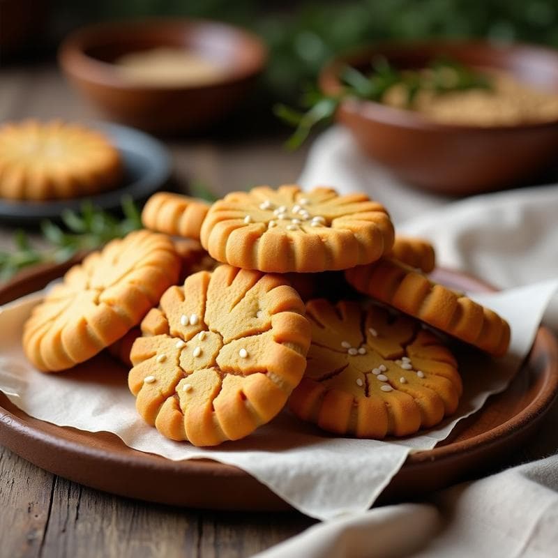 Galletas de Garbanzo y Comino: Snack Crujiente Vegano y Alta en Fibra en 15 Minutos