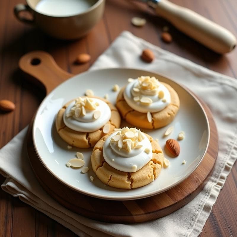 Galletas de Harina de Almendra y Merengue de Aquafaba: Postre Vegano Sin Gluten