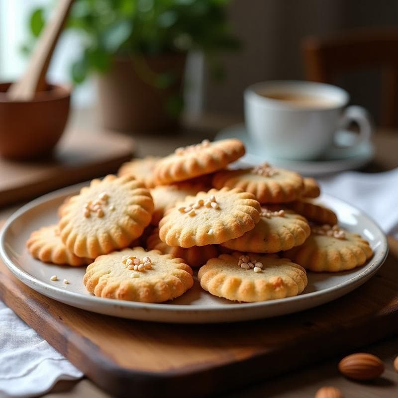 Galletas de Harina de Almendra y Pembe (Pimienta Rosa): Receta Keto y Crujiente