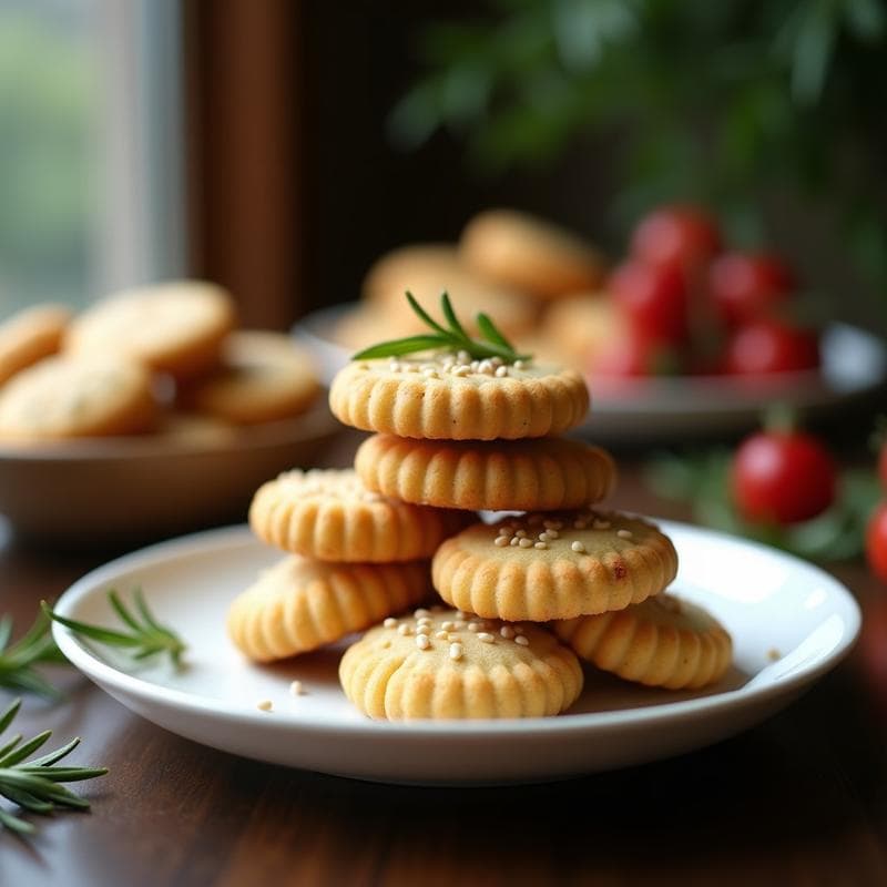 Galletas de Harina de Almendra y Romerito: Snack Mexicano Sin Horno y Sin Azúcar