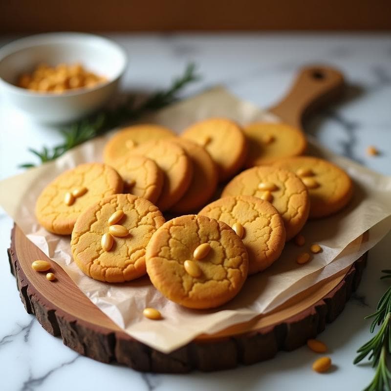 Galletas de Harina de Caña de Bambú y Semillas de Calabaza: Postre Keto y Crujiente