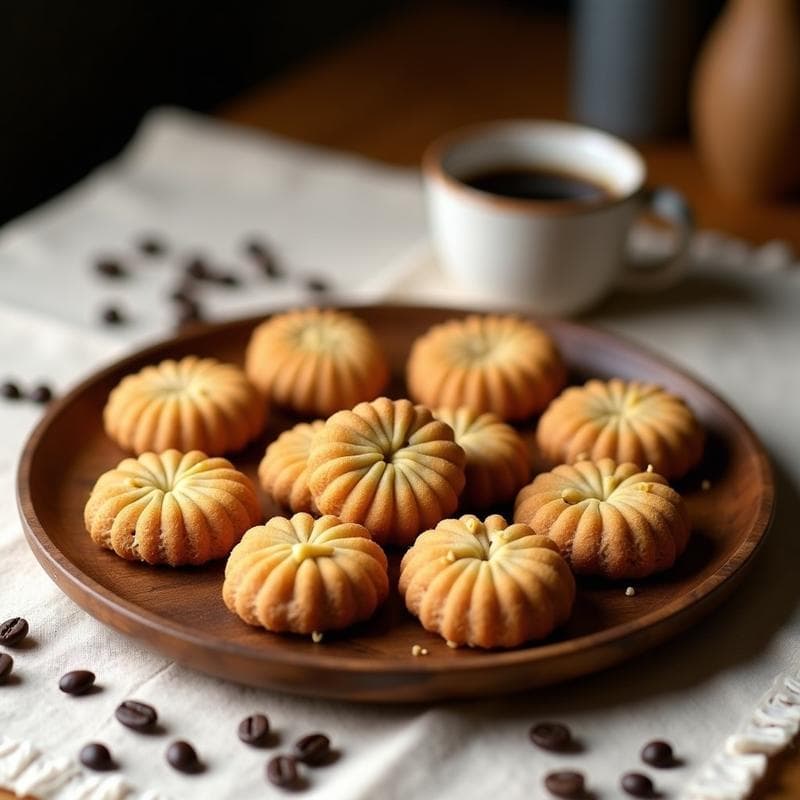 Galletas de Harina de Café y Semillas de Amapola: Snack Alemán Sin Azúcar y Energético