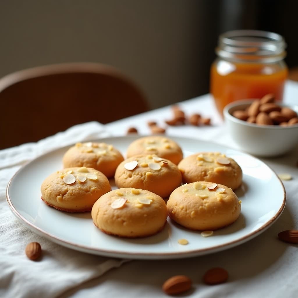 Galletas de Harina de Castanha y Miel de Eucalipto: Postre Portugués Sin Azúcar
