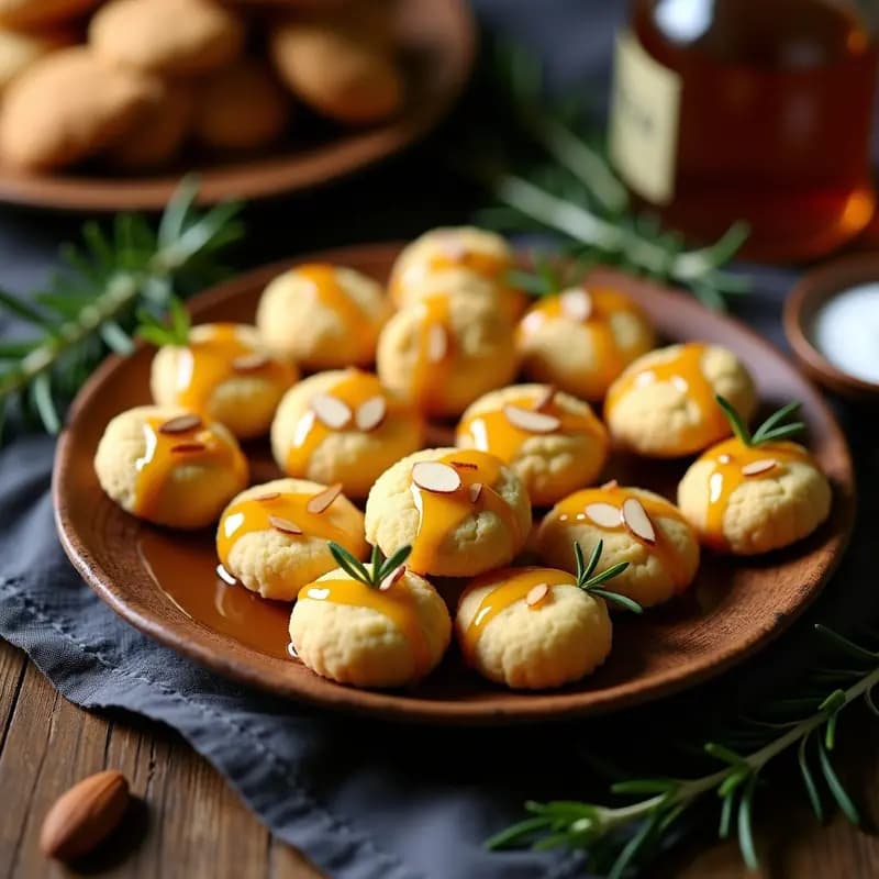 Galletas de Harina de Coca y Queso de Cabra con Miel de Romero: Receta Boliviana Gourmet Sin Horno