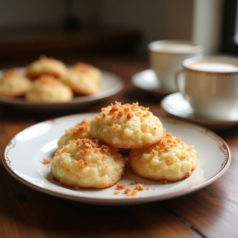 Galletas de Harina de Coco y Semillas de Chía con Esencia de Vainilla: Desayuno Sin Gluten en 12 Minutos