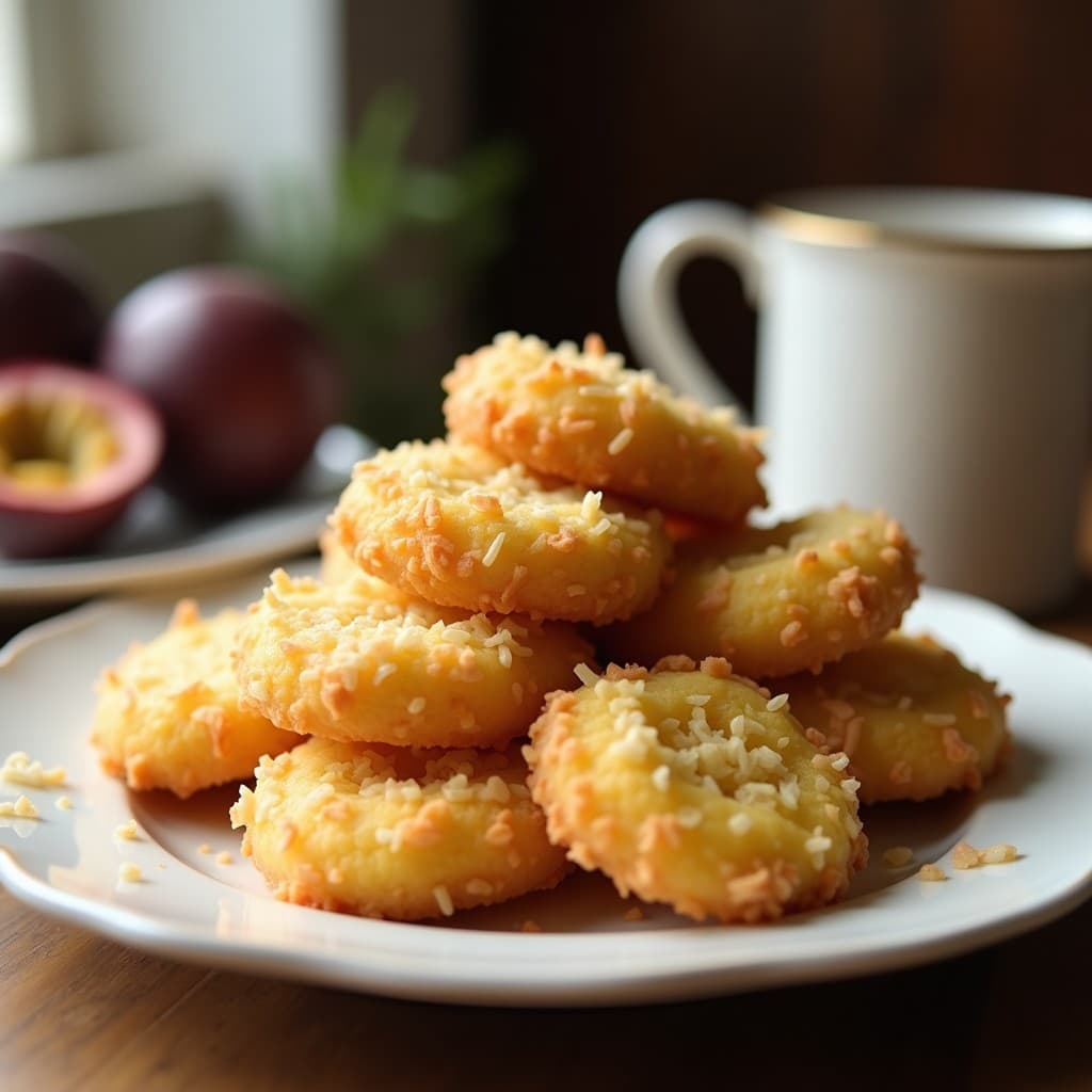 Galletas de Harina de Coco y Maracuyá: Snack Brasilero Sin Azúcar en Airfryer