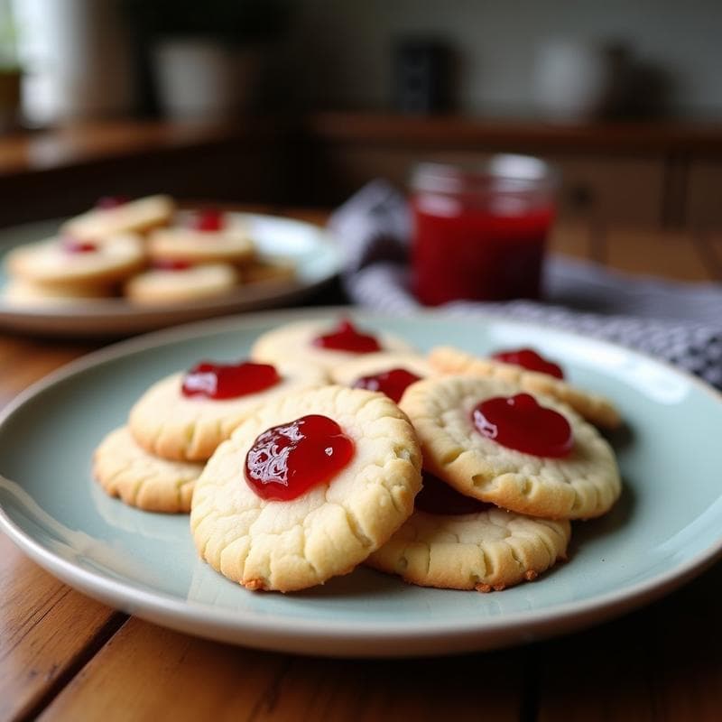 Galletas de Harina de Coco y Mermelada de Higos Chumbos: Postre Mediterráneo Sin Azúcar