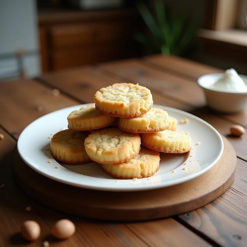 Galletas de Harina de Coco y Protein Powder: Snack Fitness Sin Gluten y Sin Azúcar