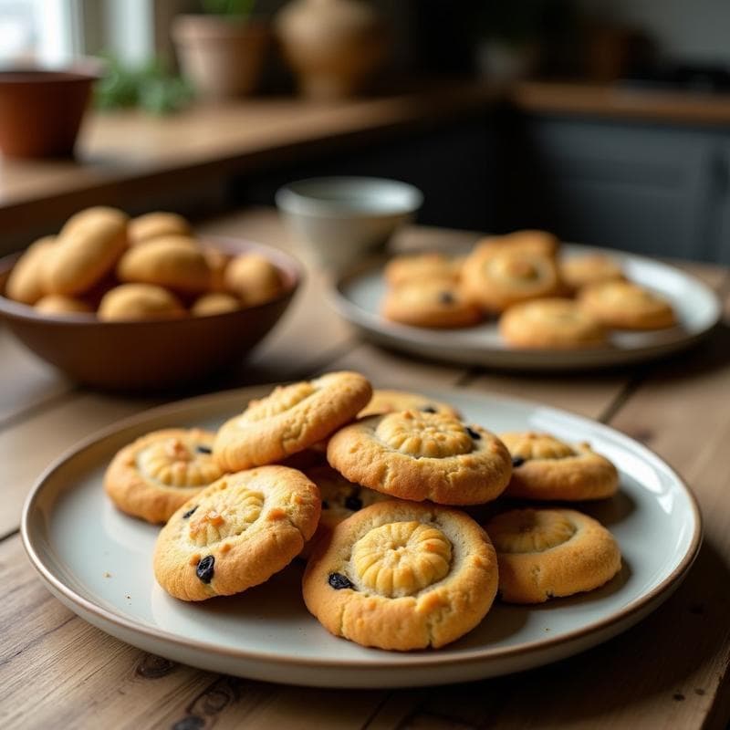 Galletas de Harina de Garbanzo y Aceitunas Negras: Aperitivo Mediterráneo Sin Horno