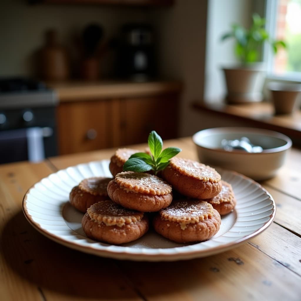 Galletas de Harina de Grano de Cacao y Nibs de Cacao: Postre Keto Sin Azúcar y Crujiente