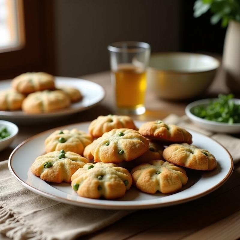 Galletas de Harina de Guisante y Aceite de Oliva: Snack Mediterráneo Sin Gluten