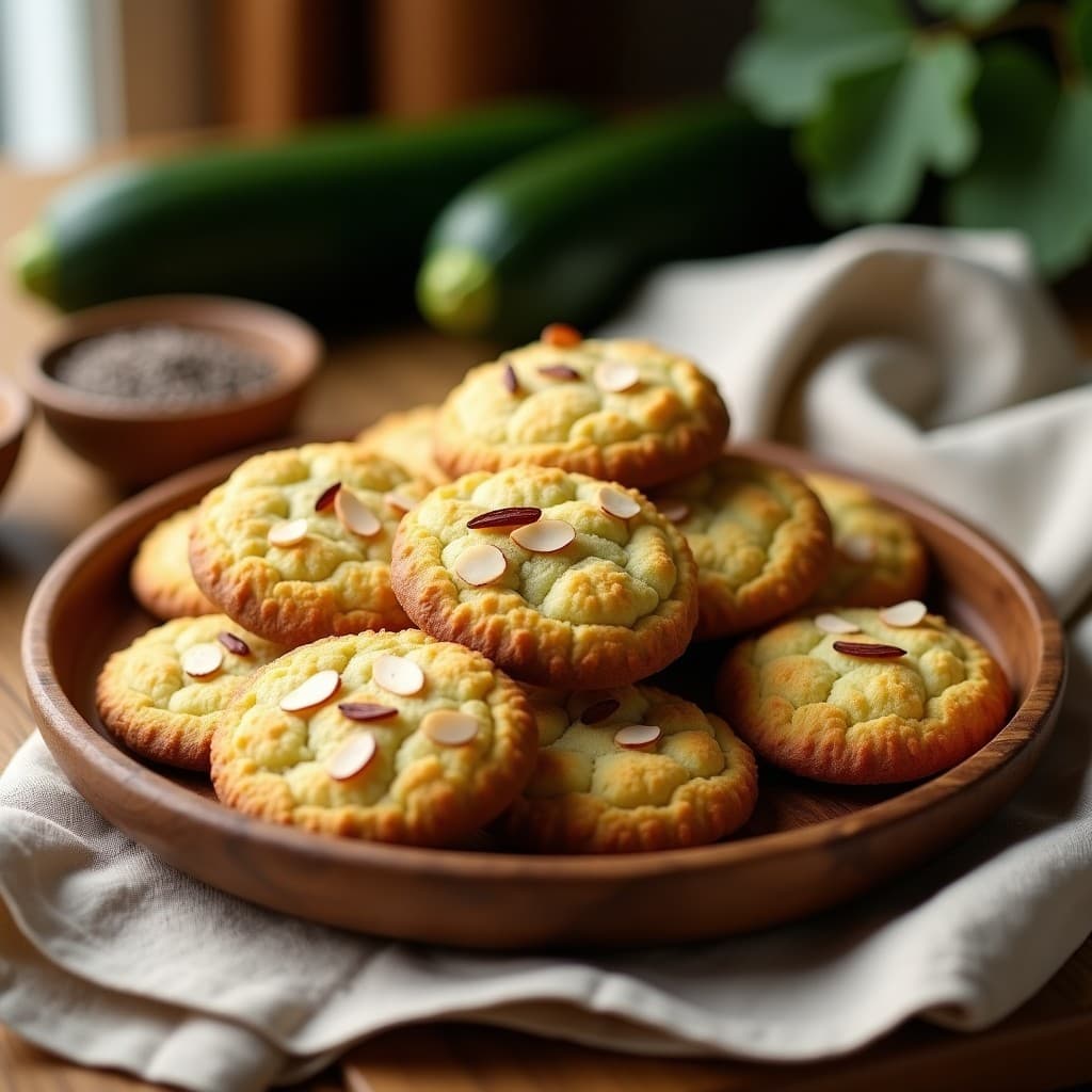 Galletas de Harina de Guisante y Calabacín: Desayuno Sin Harina y Alto en Fibra en Thermomix