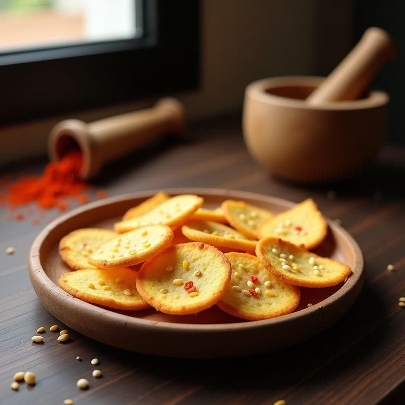 Galletas de Harina de Guisantes y Azafrán: Snack Crujiente Sin Horno y Alto en Fibra