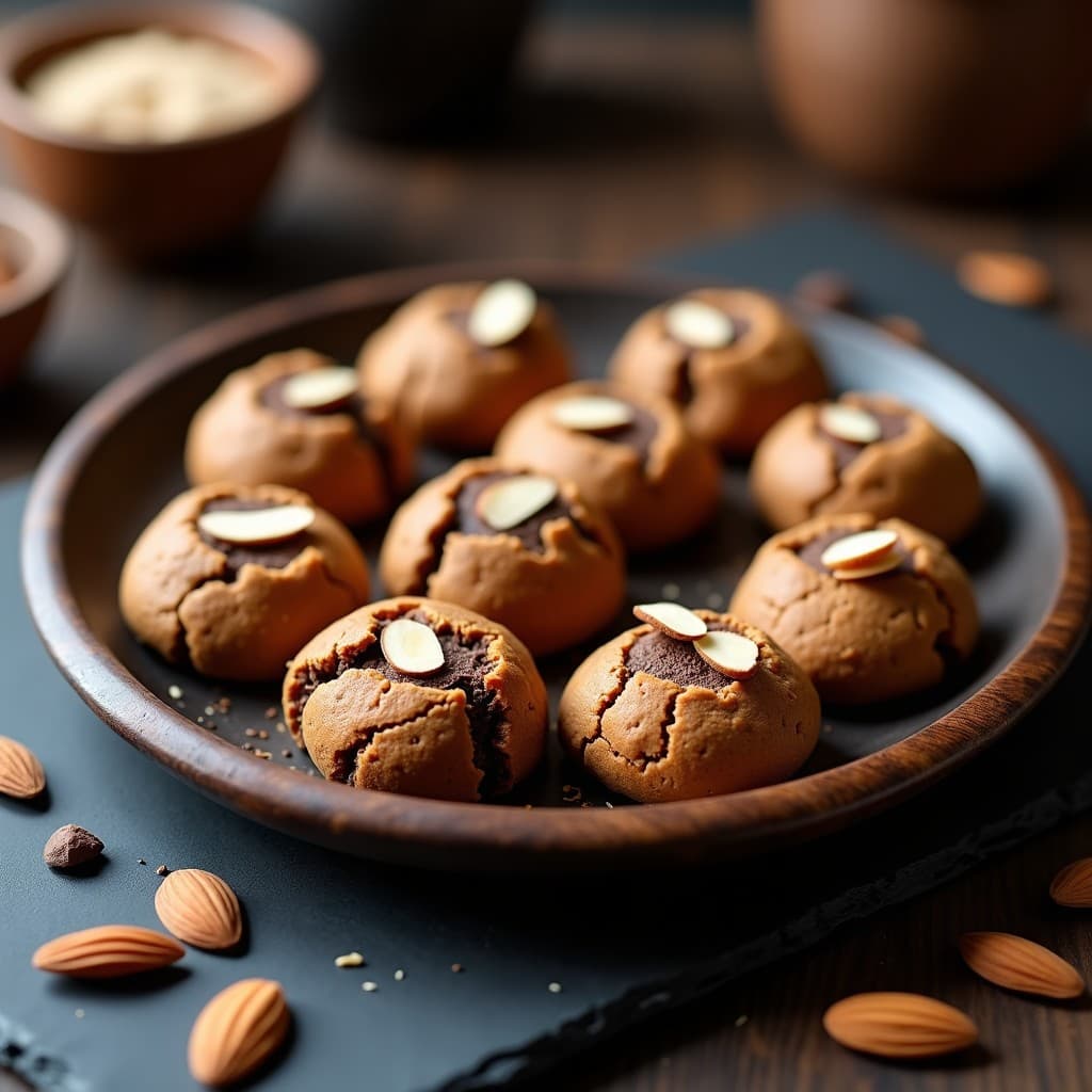 Galletas de Harina de Hongo Reishi y Cacao: Postre Medicinal Sin Azúcar en Airfryer
