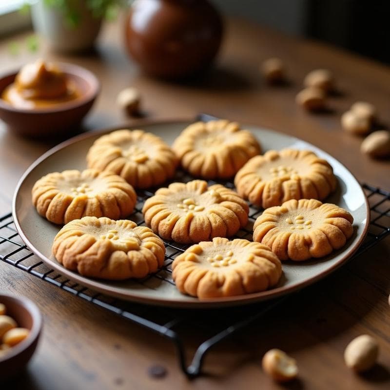 Galletas de Harina de Sorgo y Mantequilla de Cacahuete: Snack Sin Gluten y Alta en Fibra