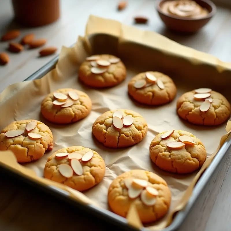 Galletas de Harina de Teff y Mantequilla de Almendras: Postre Etiopiano Keto
