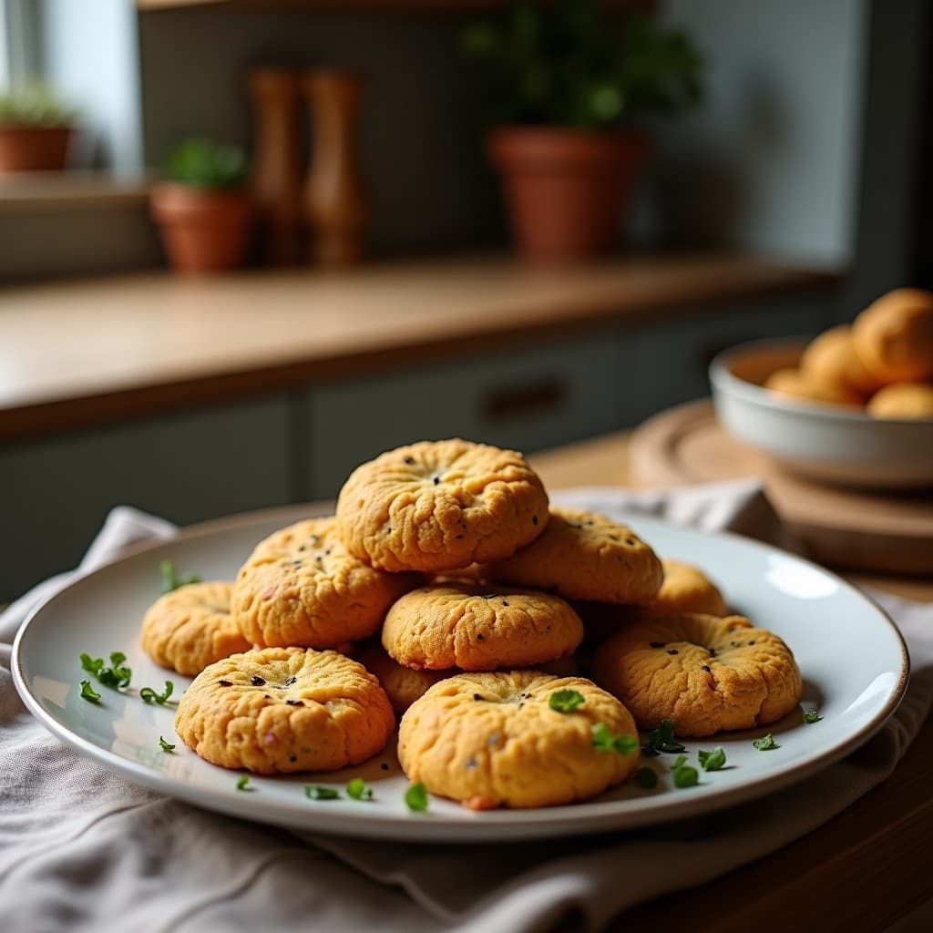Galletas de Harina de Lentejas y Semillas de Amapola: Snack Vegano y Rico en Hierro