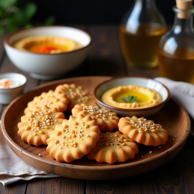 Galletas de Lentejas y Comino: Snack Crujiente y Alto en Fibra en Airfryer