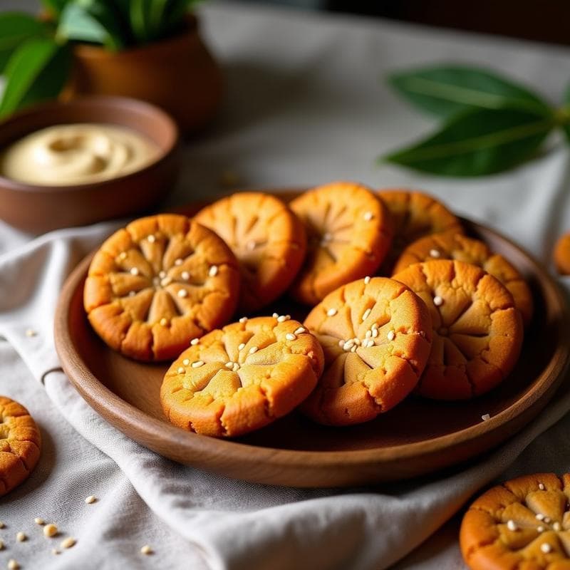 Galletas de Lentejas Rojas y Matahambre: Aperitivo Colombiano Sin Harina y Alto en Hierro
