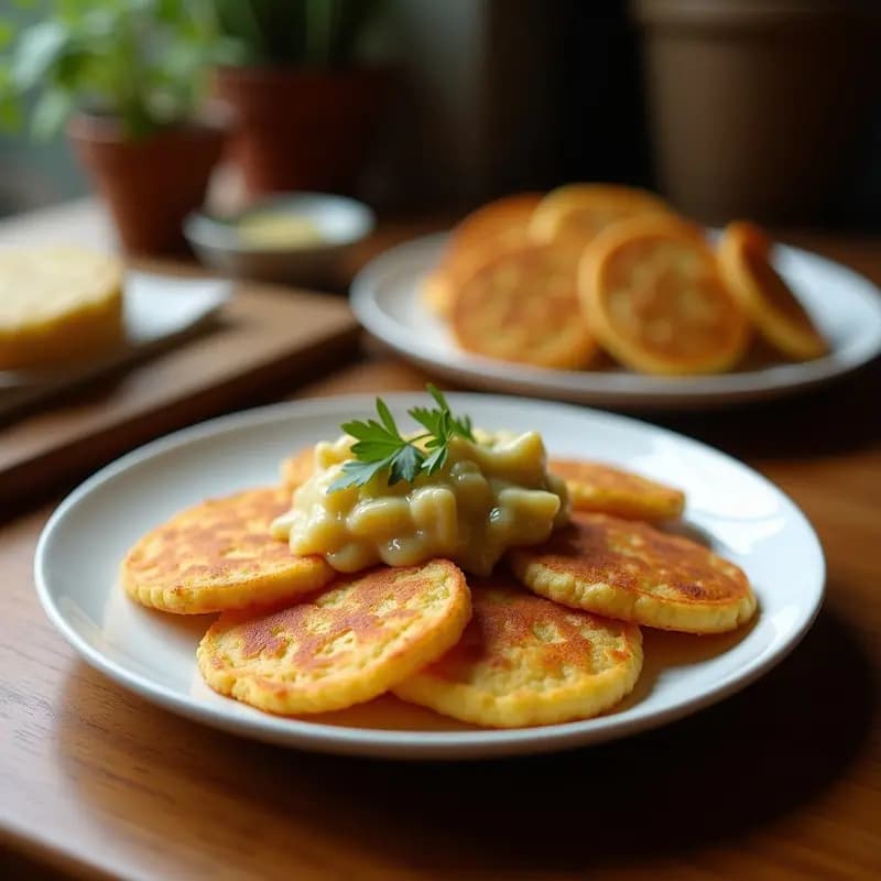 Galletas de Lino Dorado con Compota de Higo y Queso de Cabra: Postre Mediterráneo Sin Harina