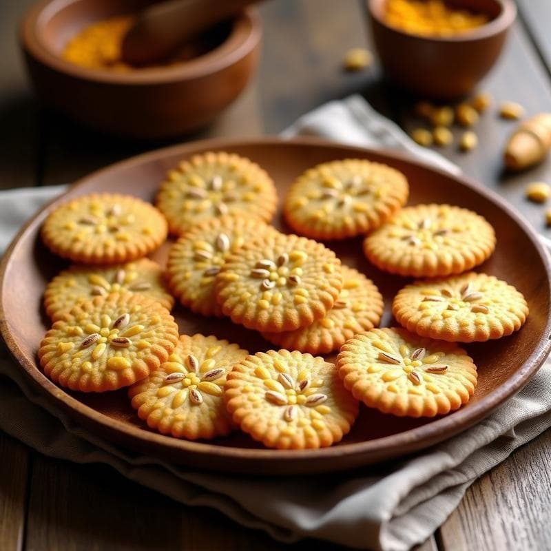Galletas de Lino y Semillas de Girasol con Especias Marroquíes: Snack crujiente y Keto