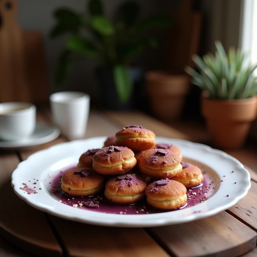 Galletas de Maíz Morado y Cacao: Postre Andino Sin Harina y Sin Azúcar