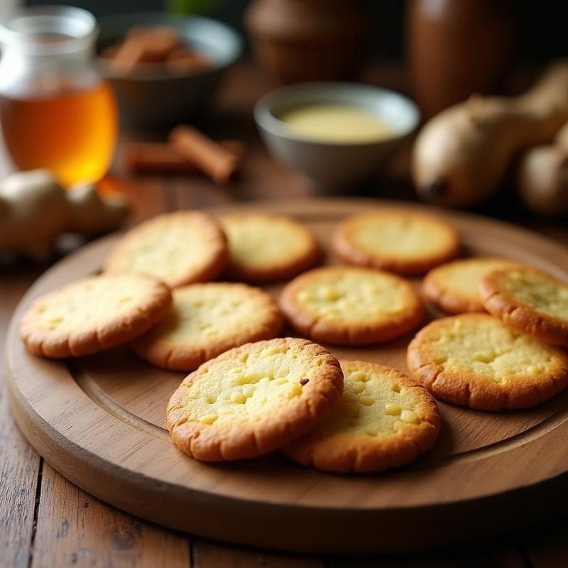 Galletas de Miel y Jengibre en Airfryer: Receta Crujiente y Sin Harina en 15 Minutos