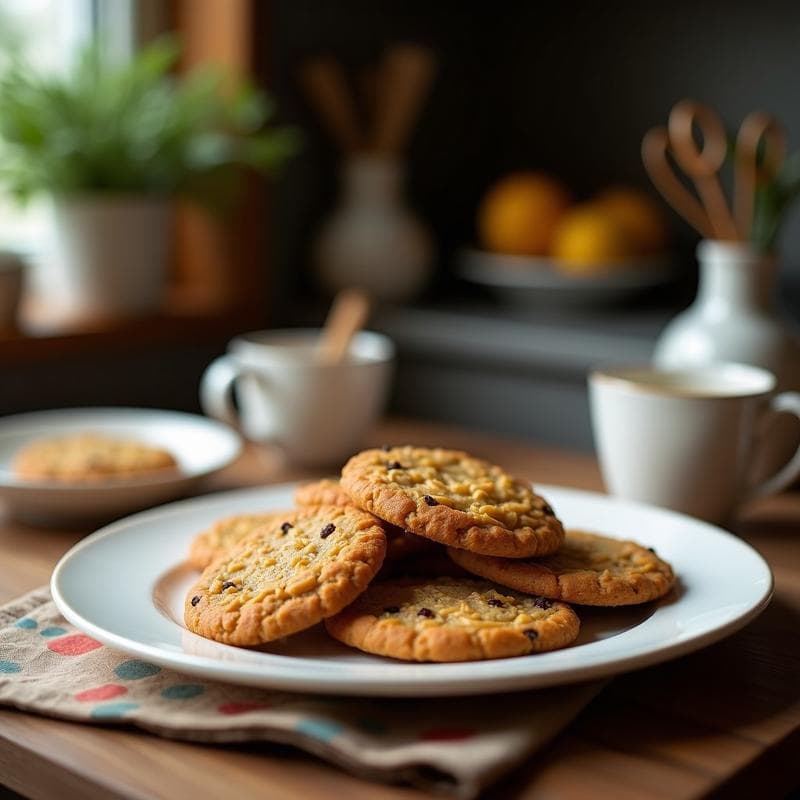 Galletas de Mijo y Semillas de Chía: Snack Sin Gluten y Alto en Fibra
