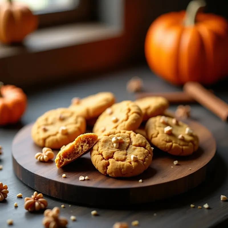 Galletas de Protein Powder y Puré de Calabaza: Snack Post-Entreno Sin Harina