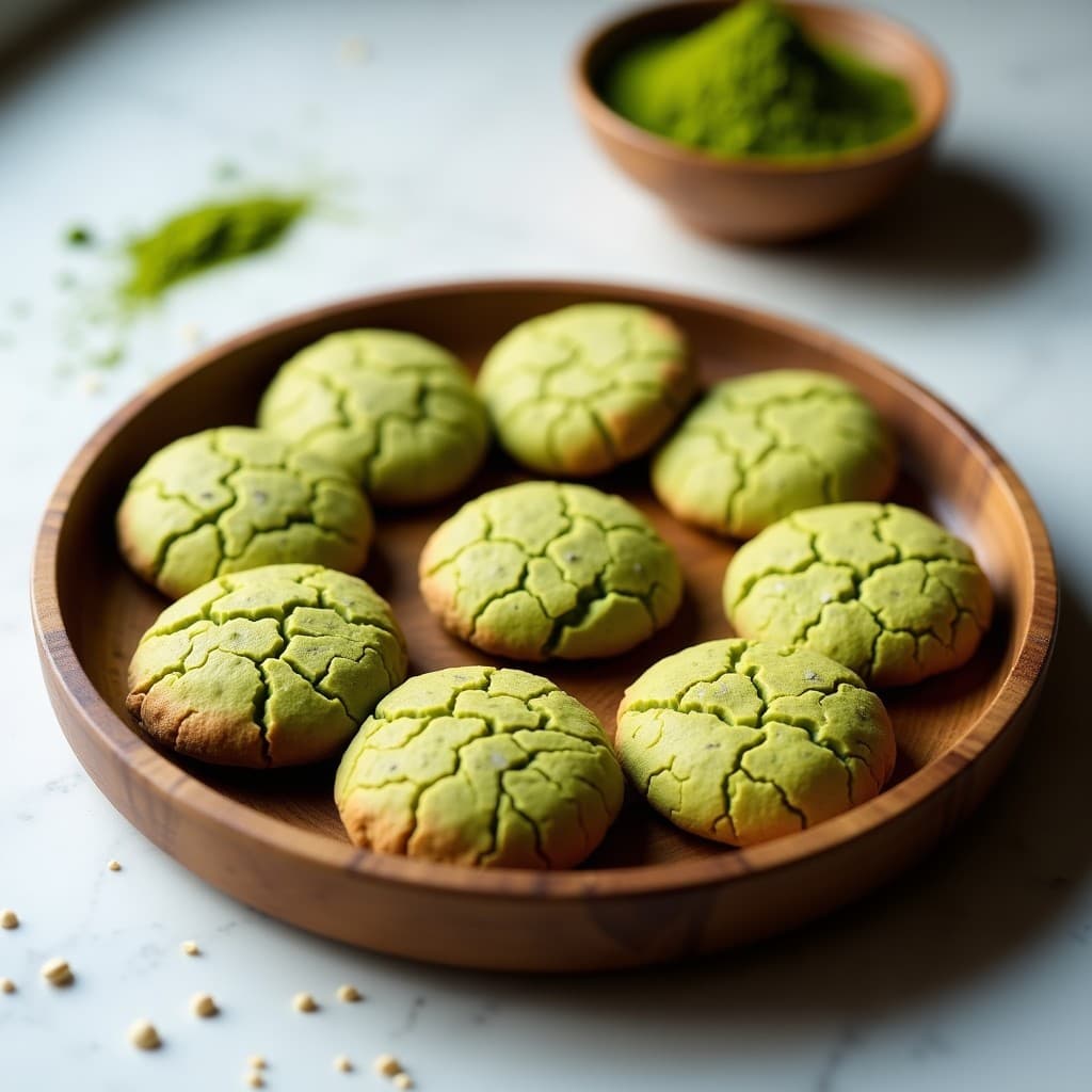 Galletas de Proteína de Guisante y Matcha: Snack Vegano Sin Horno y Energético