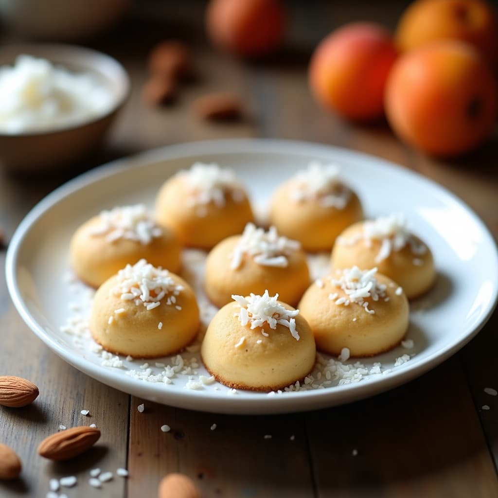 Galletas de proteína de Guisante y Puré de Albaricoque: Postre Sin Azúcar y Sin Horno